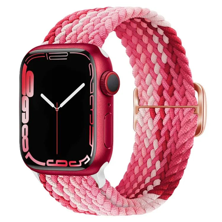 Kalebol 8バックル ナイロン編みウォッチバンド Apple Watch 46mm / 49mm / 45mm / 44mm用、Apple Watch 42mm / 41mm / 40mm / 38mm用