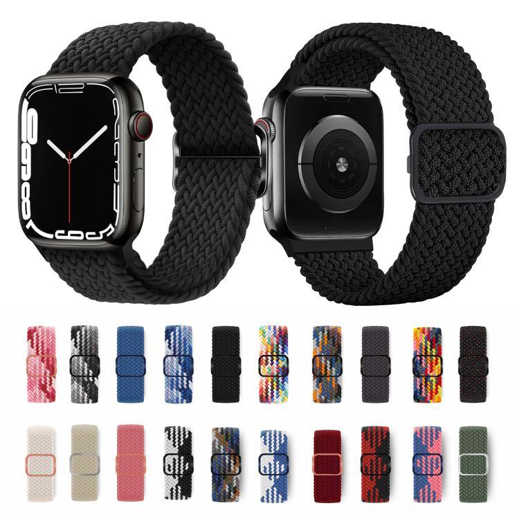 Kalebol 8バックル ナイロン編みウォッチバンド Apple Watch 46mm / 49mm / 45mm / 44mm用、Apple Watch 42mm / 41mm / 40mm / 38mm用