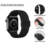 Kalebol 8バックル ナイロン編みウォッチバンド Apple Watch 46mm / 49mm / 45mm / 44mm用、Apple Watch 42mm / 41mm / 40mm / 38mm用