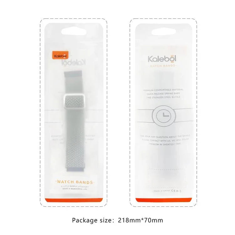 Kalebol 8バックル ナイロン編みウォッチバンド Apple Watch 46mm / 49mm / 45mm / 44mm用、Apple Watch 42mm / 41mm / 40mm / 38mm用