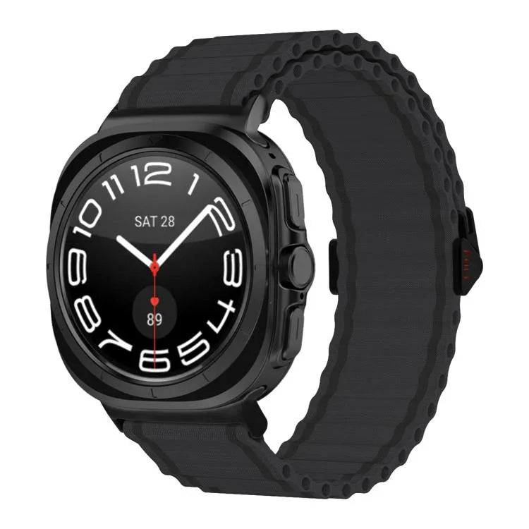 Kalebol オーシャンループ ナイロン編みウォッチバンド、Samsung Galaxy Watch Ultra 47mm / Ultra 2025 用