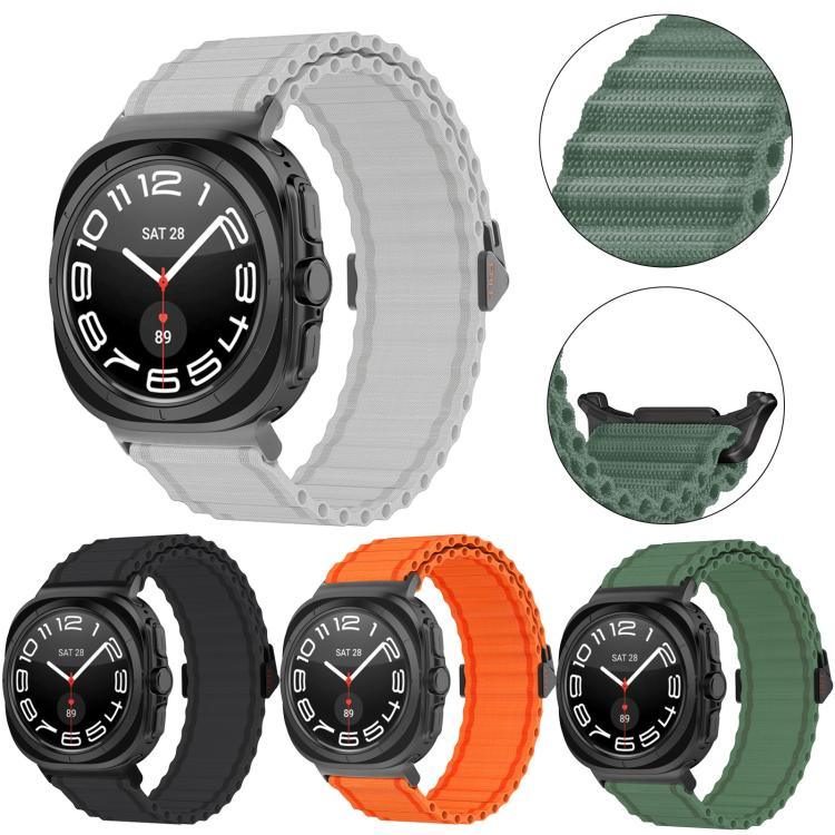 Kalebol オーシャンループ ナイロン編みウォッチバンド、Samsung Galaxy Watch Ultra 47mm / Ultra 2025 用