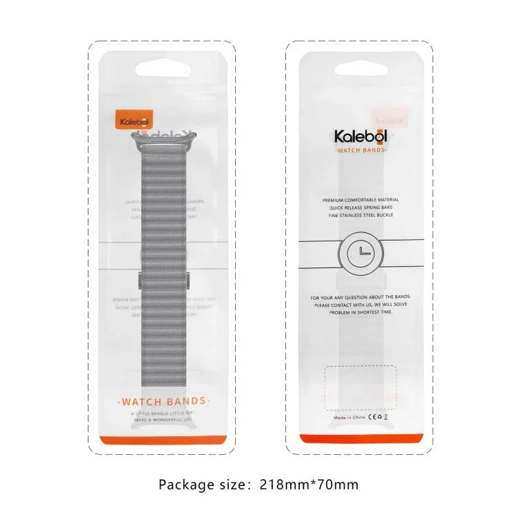 Kalebol オーシャンループ ナイロン編みウォッチバンド、Samsung Galaxy Watch Ultra 47mm / Ultra 2025 用