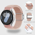 Kalebol ボタン編みループマグネットバックルウォッチバンド、Samsung Galaxy Watch 5 Pro / 6 / 7 用