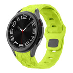Kalebol サッカーパターン リバースバックル シリコンストラップ、Samsung Galaxy Watch 4 / 5 / 6 用