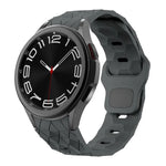 Kalebol サッカーパターン リバースバックル シリコンストラップ、Samsung Galaxy Watch 4 / 5 / 6 用
