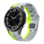 Kalebol サッカーパターン リバースバックル シリコンストラップ、Samsung Galaxy Watch 4 / 5 / 6 用