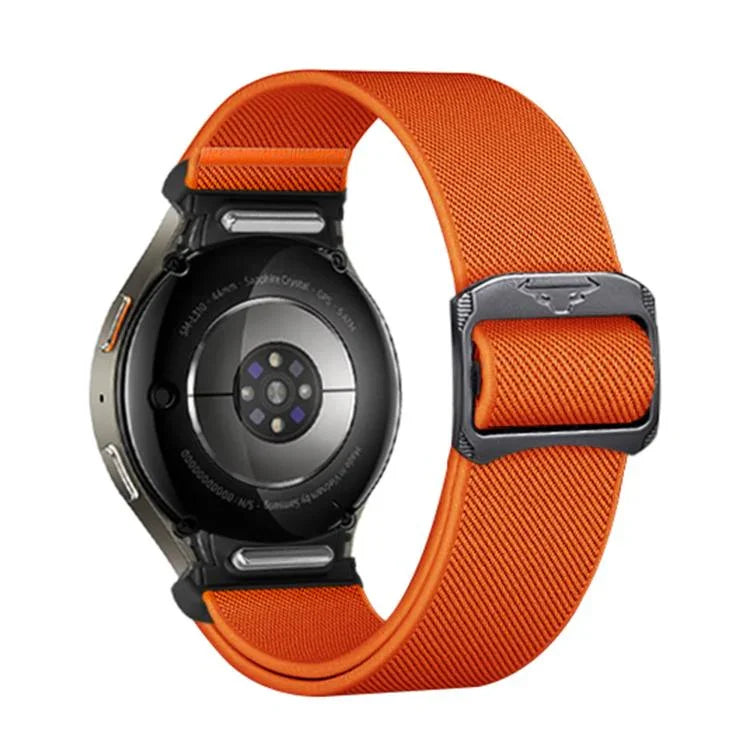 Kalebol ボタン伸縮ナイロンウォッチバンド、Samsung Galaxy Watch 5 Pro / 6 / 7 用