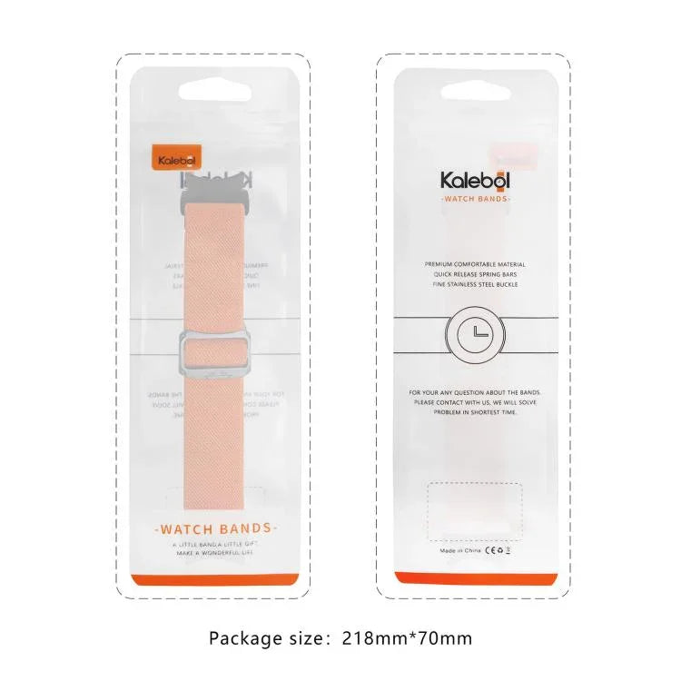 Kalebol ボタン伸縮ナイロンウォッチバンド、Samsung Galaxy Watch 5 Pro / 6 / 7 用