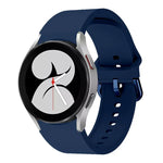 Kalebol メタルピンバックル シリコンウォッチバンド、Samsung Galaxy Watch 7 / 6 / 5 / 4 用