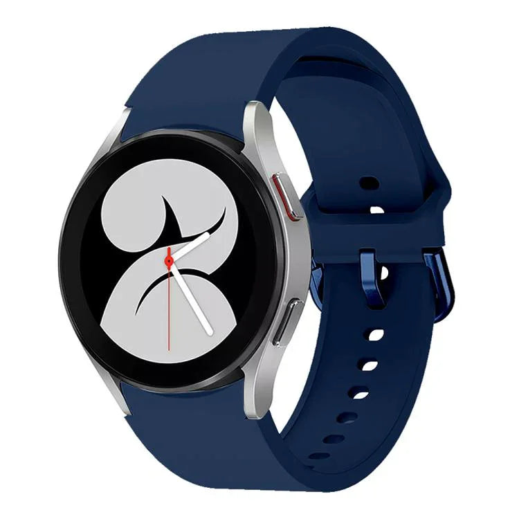 Kalebol メタルピンバックル シリコンウォッチバンド、Samsung Galaxy Watch 7 / 6 / 5 / 4 用