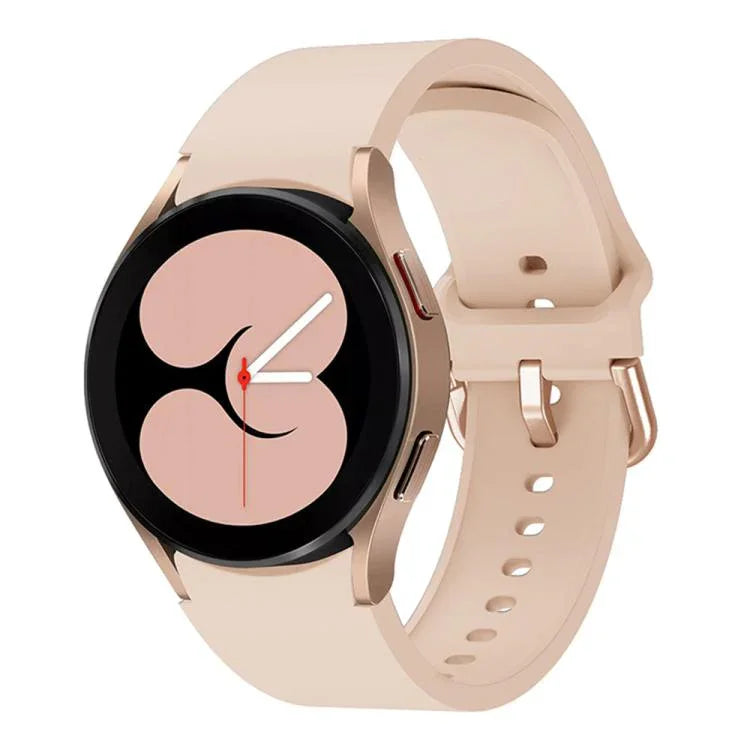 Kalebol メタルピンバックル シリコンウォッチバンド、Samsung Galaxy Watch 7 / 6 / 5 / 4 用