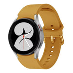 Kalebol メタルピンバックル シリコンウォッチバンド、Samsung Galaxy Watch 7 / 6 / 5 / 4 用