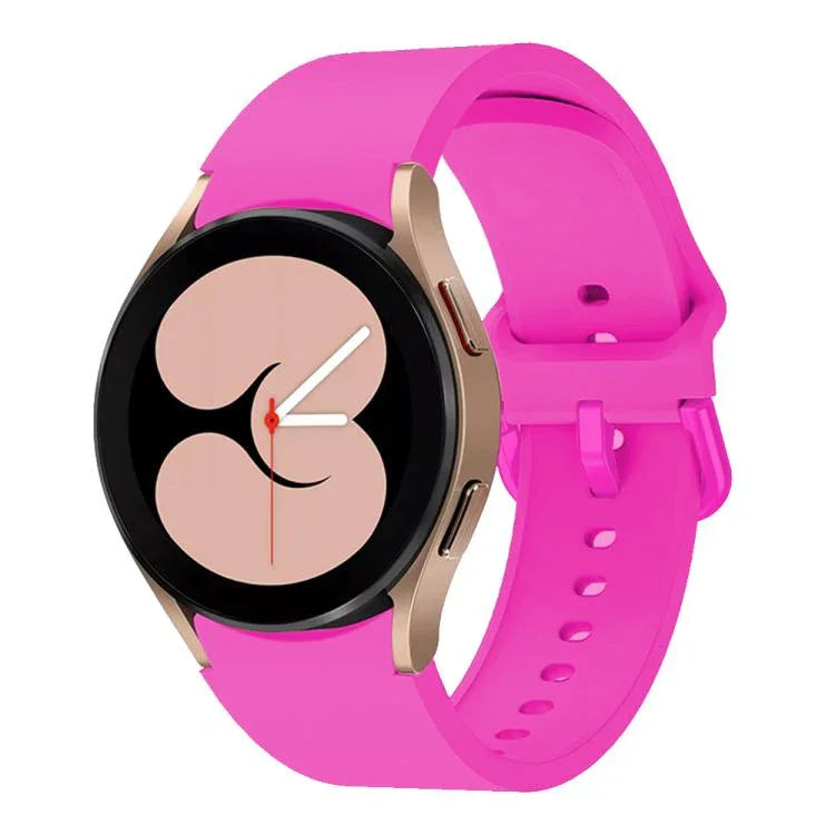 Kalebol メタルピンバックル シリコンウォッチバンド、Samsung Galaxy Watch 7 / 6 / 5 / 4 用