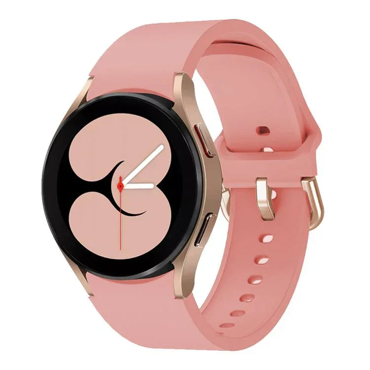 Kalebol メタルピンバックル シリコンウォッチバンド、Samsung Galaxy Watch 7 / 6 / 5 / 4 用