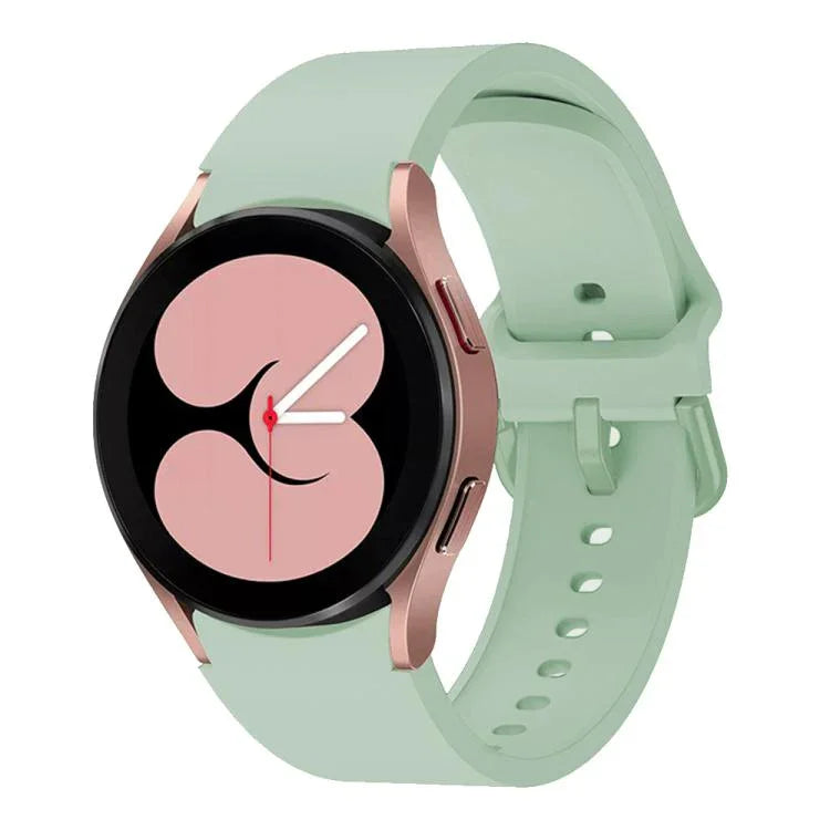 Kalebol メタルピンバックル シリコンウォッチバンド、Samsung Galaxy Watch 7 / 6 / 5 / 4 用