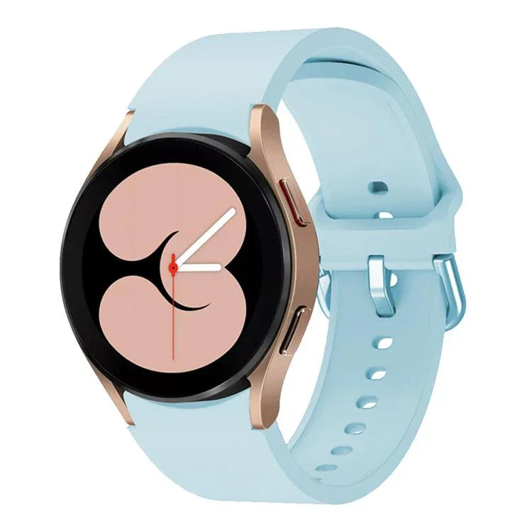 Kalebol メタルピンバックル シリコンウォッチバンド、Samsung Galaxy Watch 7 / 6 / 5 / 4 用