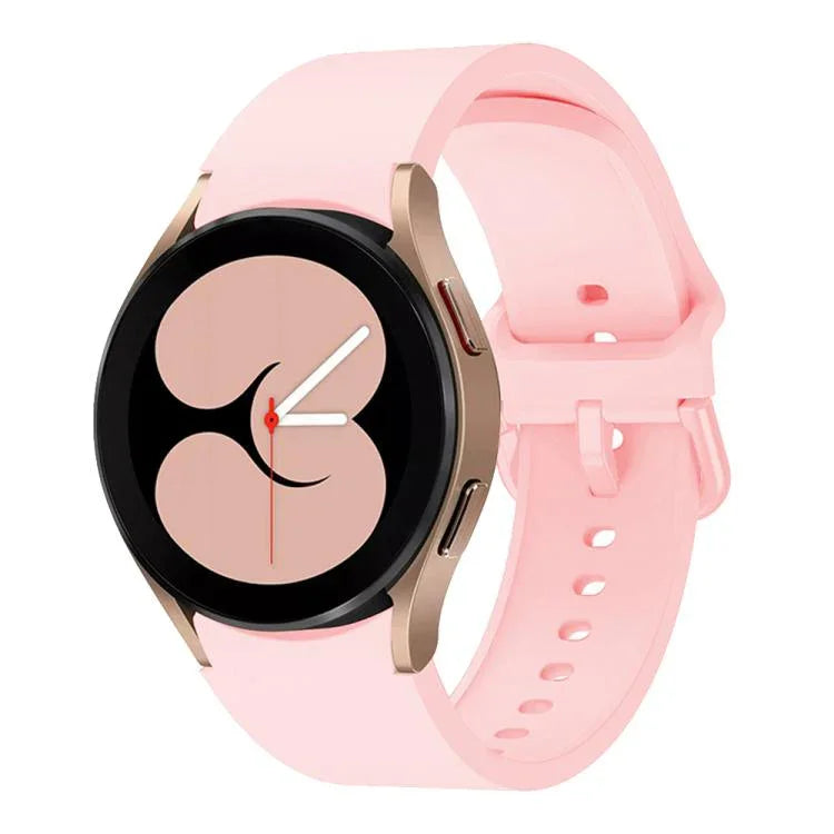 Kalebol メタルピンバックル シリコンウォッチバンド、Samsung Galaxy Watch 7 / 6 / 5 / 4 用