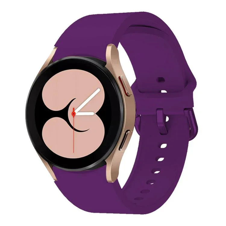 Kalebol メタルピンバックル シリコンウォッチバンド、Samsung Galaxy Watch 7 / 6 / 5 / 4 用