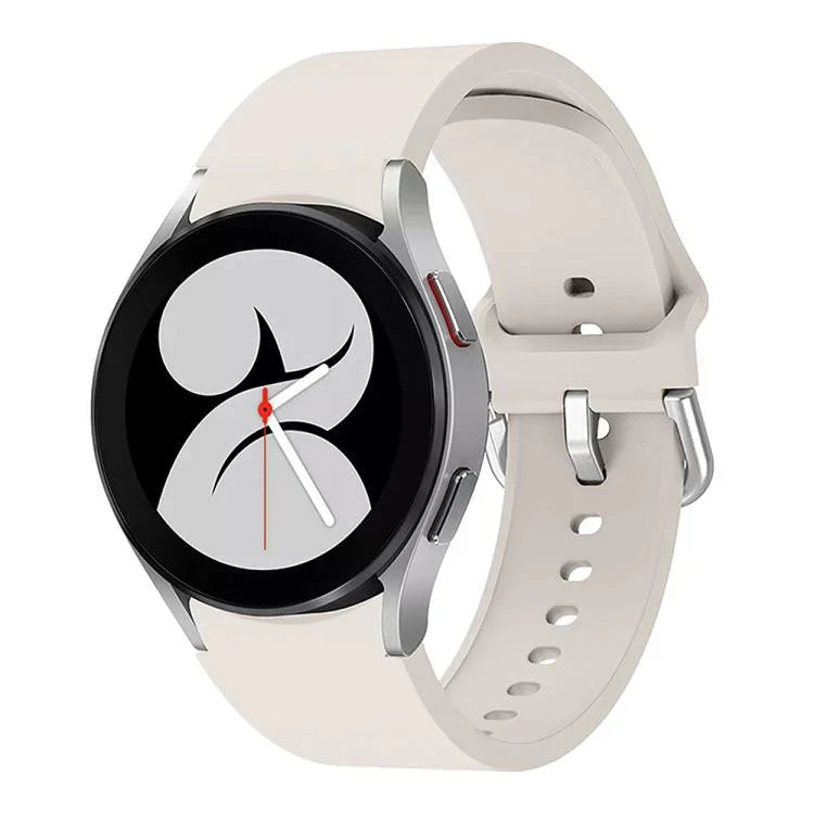 Kalebol メタルピンバックル シリコンウォッチバンド、Samsung Galaxy Watch 7 / 6 / 5 / 4 用