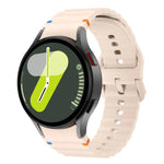 Kalebol ウェーブステッチ シリコンウォッチバンド、Samsung Galaxy Watch 7 / 6 / 5 / 4 用