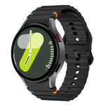 Kalebol ウェーブステッチ シリコンウォッチバンド、Samsung Galaxy Watch 7 / 6 / 5 / 4 用