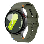 Kalebol ウェーブステッチ シリコンウォッチバンド、Samsung Galaxy Watch 7 / 6 / 5 / 4 用
