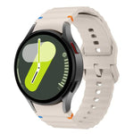 Kalebol ウェーブステッチ シリコンウォッチバンド、Samsung Galaxy Watch 7 / 6 / 5 / 4 用