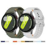 Kalebol ウェーブステッチ シリコンウォッチバンド、Samsung Galaxy Watch 7 / 6 / 5 / 4 用