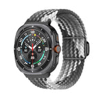 Kalebol 編みループマグネットブラックバックルウォッチバンド、Samsung Galaxy Watch Ultra 47mm / Ultra 2025 用