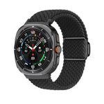 Kalebol 編みループマグネットブラックバックルウォッチバンド、Samsung Galaxy Watch Ultra 47mm / Ultra 2025 用