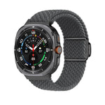 Kalebol 編みループマグネットブラックバックルウォッチバンド、Samsung Galaxy Watch Ultra 47mm / Ultra 2025 用