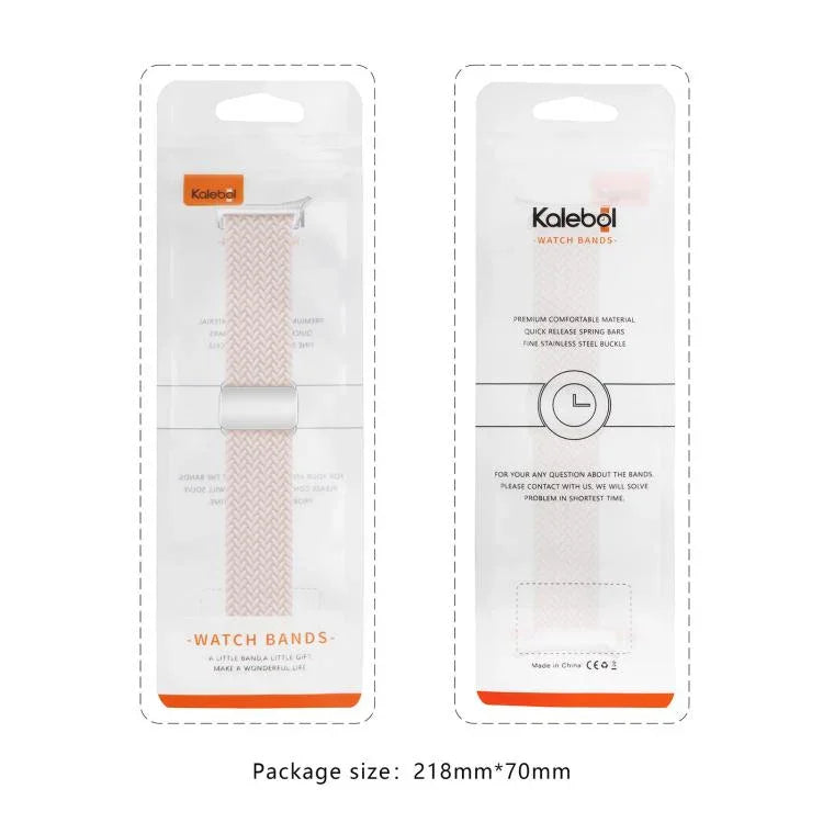 Kalebol 編みループマグネットブラックバックルウォッチバンド、Samsung Galaxy Watch Ultra 47mm / Ultra 2025 用