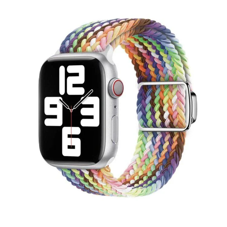 Kalebol ナイロンループ マグネットバックルウォッチバンド Apple Watch 46mm / 49mm / 45mm / 44mm用、Apple Watch 42mm / 41mm / 40mm / 38mm用