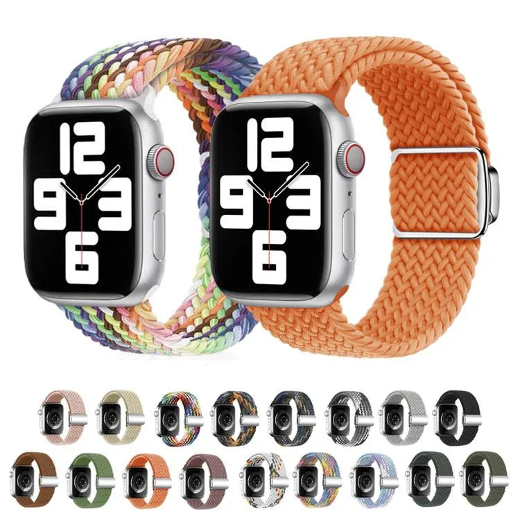 Kalebol ナイロンループ マグネットバックルウォッチバンド Apple Watch 46mm / 49mm / 45mm / 44mm用、Apple Watch 42mm / 41mm / 40mm / 38mm用