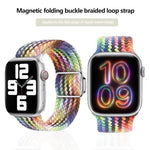 Kalebol ナイロンループ マグネットバックルウォッチバンド Apple Watch 46mm / 49mm / 45mm / 44mm用、Apple Watch 42mm / 41mm / 40mm / 38mm用