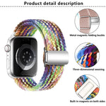 Kalebol ナイロンループ マグネットバックルウォッチバンド Apple Watch 46mm / 49mm / 45mm / 44mm用、Apple Watch 42mm / 41mm / 40mm / 38mm用