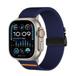 Kalebol パラシュートバックル 弾性ナイロンウォッチバンド Apple Watch 46mm / 49mm / 45mm / 44mm用、Apple Watch 42mm / 41mm / 40mm / 38mm用