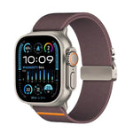Kalebol パラシュートバックル 弾性ナイロンウォッチバンド Apple Watch 46mm / 49mm / 45mm / 44mm用、Apple Watch 42mm / 41mm / 40mm / 38mm用