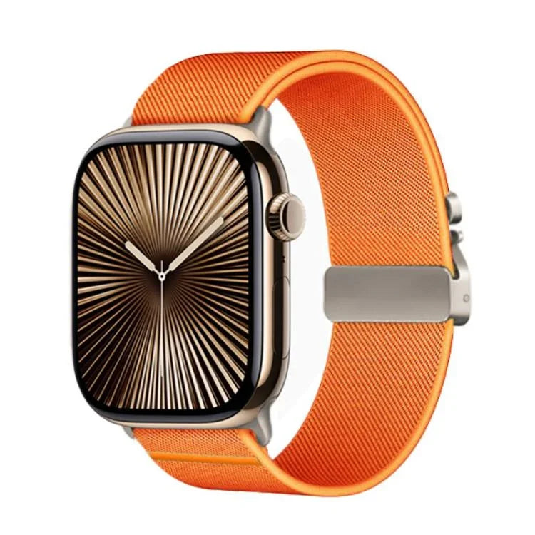 Kalebol パラシュートバックル 弾性ナイロンウォッチバンド Apple Watch 46mm / 49mm / 45mm / 44mm用、Apple Watch 42mm / 41mm / 40mm / 38mm用