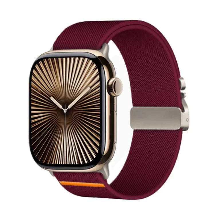 Kalebol パラシュートバックル 弾性ナイロンウォッチバンド Apple Watch 46mm / 49mm / 45mm / 44mm用、Apple Watch 42mm / 41mm / 40mm / 38mm用