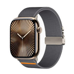 Kalebol パラシュートバックル 弾性ナイロンウォッチバンド Apple Watch 46mm / 49mm / 45mm / 44mm用、Apple Watch 42mm / 41mm / 40mm / 38mm用