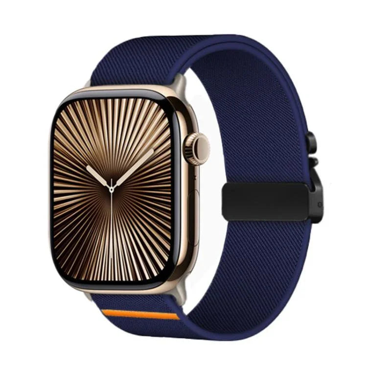 Kalebol パラシュートバックル 弾性ナイロンウォッチバンド Apple Watch 46mm / 49mm / 45mm / 44mm用、Apple Watch 42mm / 41mm / 40mm / 38mm用