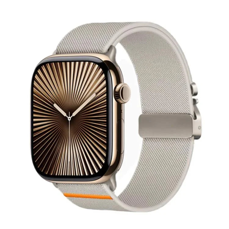 Kalebol パラシュートバックル 弾性ナイロンウォッチバンド Apple Watch 46mm / 49mm / 45mm / 44mm用、Apple Watch 42mm / 41mm / 40mm / 38mm用