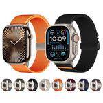 Kalebol パラシュートバックル 弾性ナイロンウォッチバンド Apple Watch 46mm / 49mm / 45mm / 44mm用、Apple Watch 42mm / 41mm / 40mm / 38mm用