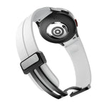 Kalebol 凹型折りたたみマグネットバックルシリコンストラップ、Samsung Galaxy Watch7 / 6 / 5 用