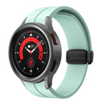 Kalebol 凹型折りたたみマグネットバックルシリコンストラップ、Samsung Galaxy Watch7 / 6 / 5 用