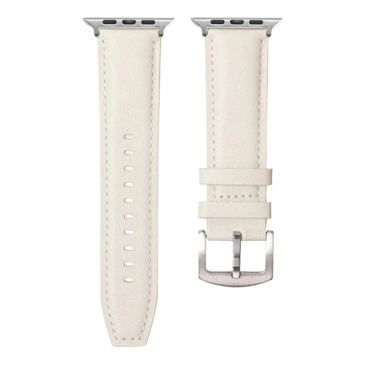 Kalebol 無地本革ウォッチバンド Apple Watch 46mm / 49mm / 45mm / 44mm用、Apple Watch 42mm / 41mm / 40mm / 38mm用