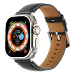 Kalebol 無地本革ウォッチバンド Apple Watch 46mm / 49mm / 45mm / 44mm用、Apple Watch 42mm / 41mm / 40mm / 38mm用