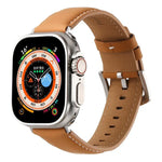 Kalebol 無地本革ウォッチバンド Apple Watch 46mm / 49mm / 45mm / 44mm用、Apple Watch 42mm / 41mm / 40mm / 38mm用